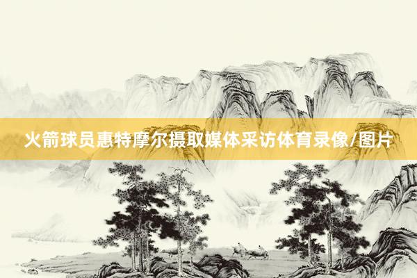 火箭球员惠特摩尔摄取媒体采访体育录像/图片