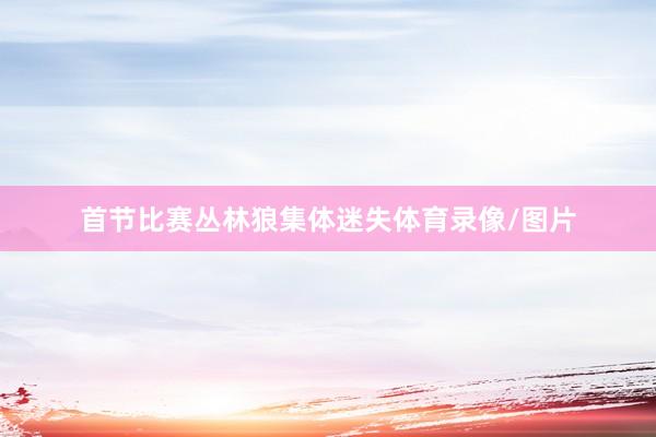 首节比赛丛林狼集体迷失体育录像/图片