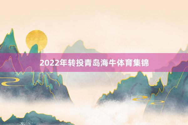 2022年转投青岛海牛体育集锦