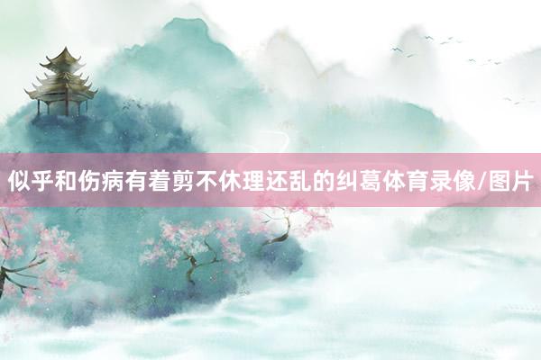 似乎和伤病有着剪不休理还乱的纠葛体育录像/图片