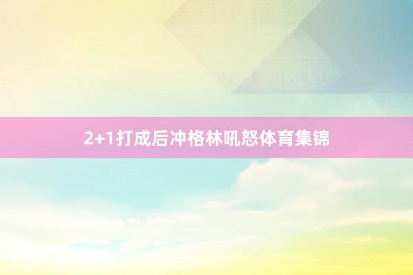 2+1打成后冲格林吼怒体育集锦