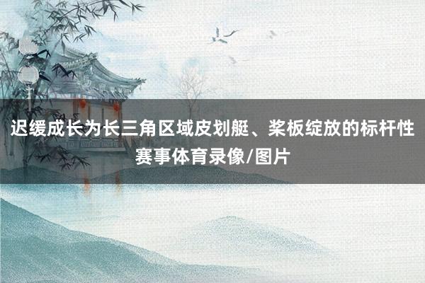迟缓成长为长三角区域皮划艇、桨板绽放的标杆性赛事体育录像/图片
