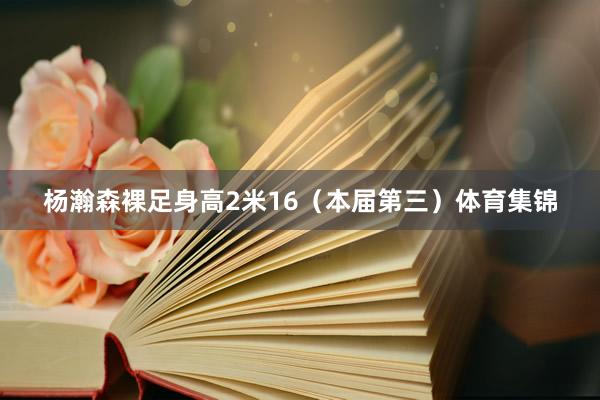 杨瀚森裸足身高2米16(本届第三)体育集锦