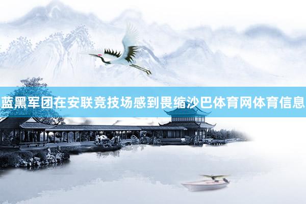 蓝黑军团在安联竞技场感到畏缩沙巴体育网体育信息