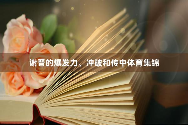 谢晋的爆发力、冲破和传中体育集锦