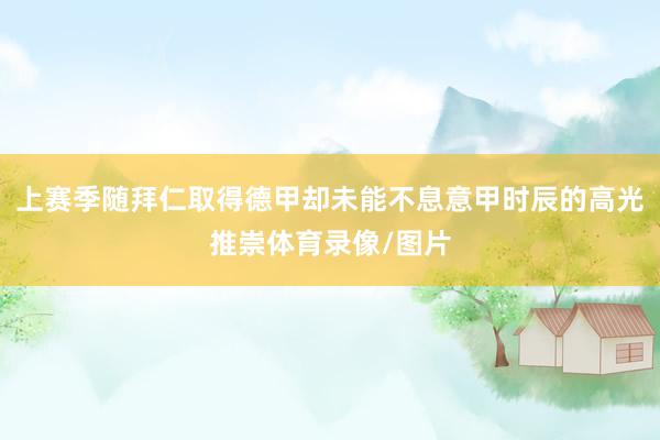 上赛季随拜仁取得德甲却未能不息意甲时辰的高光推崇体育录像/图片
