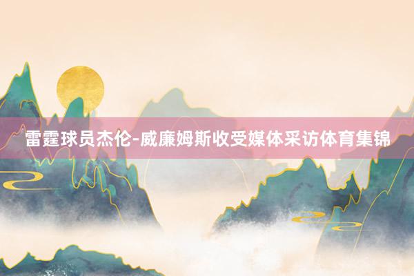雷霆球员杰伦-威廉姆斯收受媒体采访体育集锦