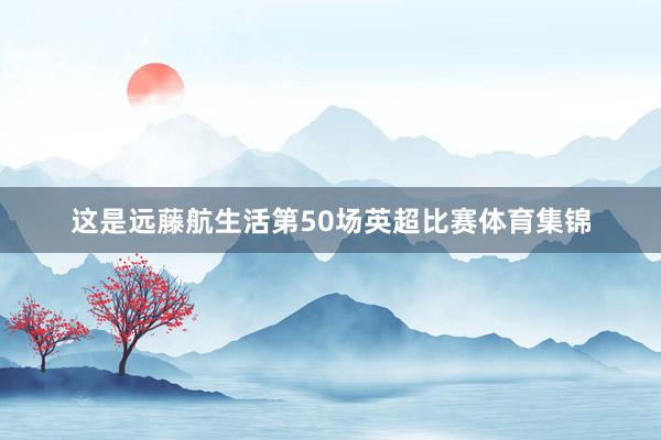 这是远藤航生活第50场英超比赛体育集锦