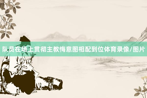 队员在场上贯彻主教悔意图相配到位体育录像/图片