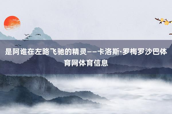 是阿谁在左路飞驰的精灵——卡洛斯·罗梅罗沙巴体育网体育信息