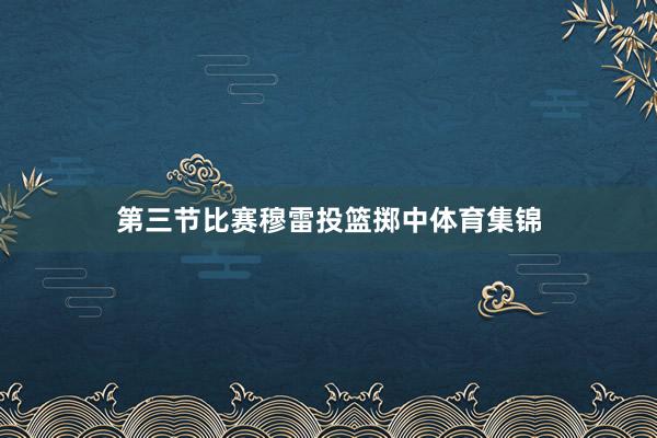 第三节比赛穆雷投篮掷中体育集锦