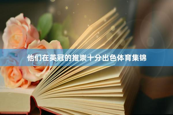 他们在英冠的推崇十分出色体育集锦