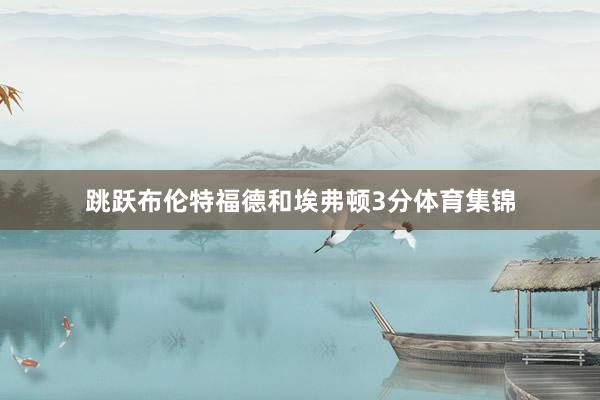 跳跃布伦特福德和埃弗顿3分体育集锦
